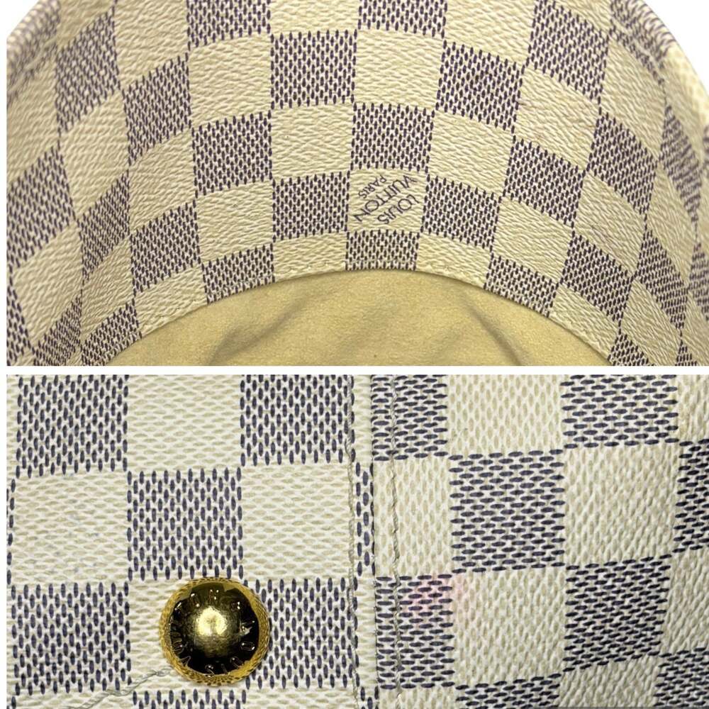 Louis Vuitton Artsy MM Damier Azur Hobo Shoulder Bag with Braided Top Handle COA - Picture 12 of 15